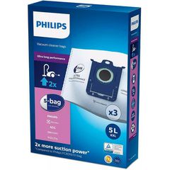 Philips Σακούλες Σκούπας 3τμχ Συμβατή με Σκούπα Philips FC8027/01