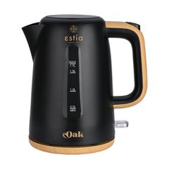 Estia 06-24659 Oak Βραστήρας 1,7lt 2200W Πλαστικό 20,8x17x22,4cm, Oak-Black
