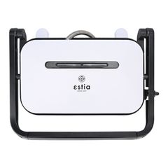 Estia 06-23638 Intense Τοστιέρα 2 Θέσεων Αντικολλητική 32x26,6x11cm 1300W, Luminus White
