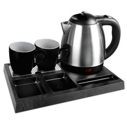 LIFE Welcome 221-0111 Δίσκος καλωσορίσματος με inox βραστήρα 1.2L, max. 1360W και 2 κούπες.