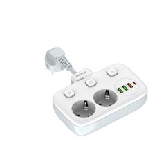 Serioux SRXP-PS24W Πολύπριζο Quick Charge 3.0