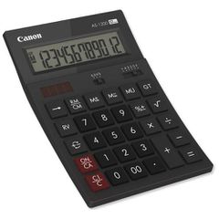Canon AS-1200 Αριθμομηχανή 12 Ψηφίων σε Μαύρο Χρώμα