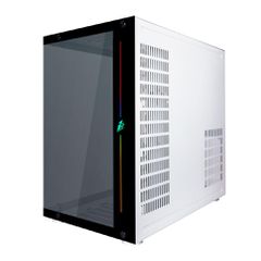 1STPLAYER SP8 Gaming Midi Tower Κουτί Υπολογιστή με Πλαϊνό Παράθυρο και RGB Φωτισμό Λευκό