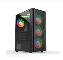 Pro Gaming Dune Midi Tower Κουτί Υπολογιστή με RGB Φωτισμό Μαύρο