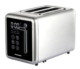 Heinner HTP-DD900BKSS Φρυγανιέρα 2 θέσεων 900W με Λειτουργία Ξεπαγώματος, Inox
