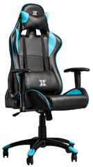 Serioux X-GC01-2D-B Torin Καρέκλα Gaming Δερματίνης με Ρυθμιζόμενα Μπράτσα Μαύρο/Μπλε