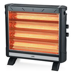 LIFE HEAT WAVE Σόμπα Χαλαζία με Θερμοστάτη 2750W