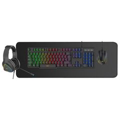 NOD 141-0192 Platoon 4in1 Combo Σετ Gaming Πληκτρολόγιο με διακόπτες και RGB φωτισμό & Ποντίκι (Ελληνικό)