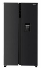 HEINNER HSBS-HM592NFDXWDE++ Ψυγείο Ντουλάπα 592Lt NoFrost Υ177xΠ90xΒ73εκ. Dark Inox