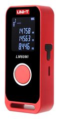 UNI-T μίνι laser μετρητής απόστασης LM60Mi, επαναφορτιζόμενος, m/ft/in, 60m