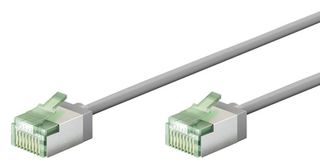 GOOBAY καλώδιο δικτύου 74349, CAT 8.1 U/FTP, slim, copper, 40Gbps, 5m, γκρι