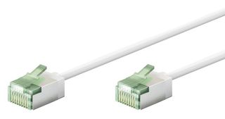 GOOBAY καλώδιο δικτύου 74362, CAT 8.1 U/FTP, slim, copper, 2000MHz, 3m, λευκό
