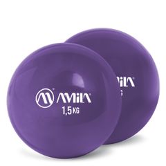 AMILA Palm Ball Two-Pack 1,5Kg Μωβ (96713)