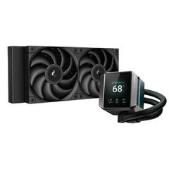 Deepcool Mystique 240 Υδρόψυξη Επεξεργαστή Διπλού Ανεμιστήρα 120mm για Socket AM4/AM5/1700/1200/115x με ARGB Φωτισμό