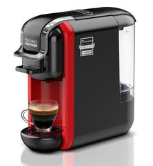 BRUNO Καφετιέρα espresso 3 σε 1 Hot & Cold BRN-0214, 1450W, 19 bar, Μαύρη/Κόκκινη