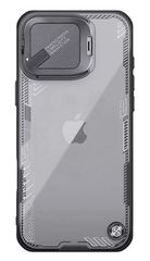 NILLKIN θήκη Iceblade Prop για iPhone 16 Pro Max, διάφανη-μαύρη