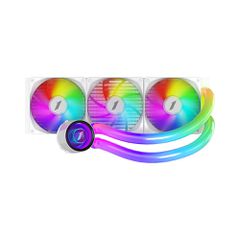 1STPLAYER Mothra MT360 Υδρόψυξη Επεξεργαστή Διπλού Ανεμιστήρα 120mm για Socket AM4/1700/1200/115x με ARGB Φωτισμό Λευκή