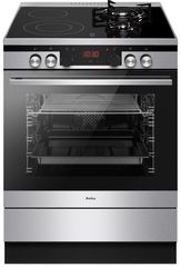 Amica 6226MCE3.45ZPTSD(XX) Κουζίνα 77lt με Εστίες Υγραερίου & Ρεύματος Π60εκ. Inox