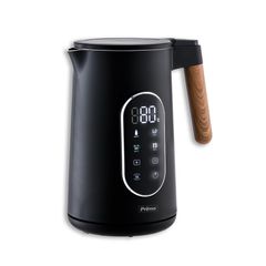 Primo PRCK-40495 Βραστήρας 1.7L 2200W Digital Ανοξείδωτος Cool touch Wooden/Μαύρος