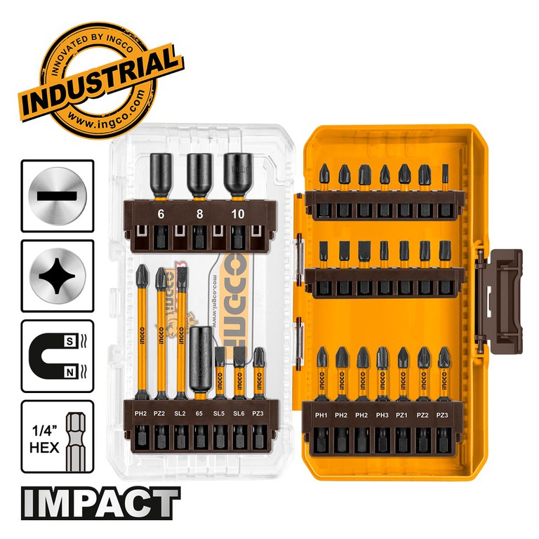 Μύτες Impact 1/4 Hex Σετ 31 τεμ.