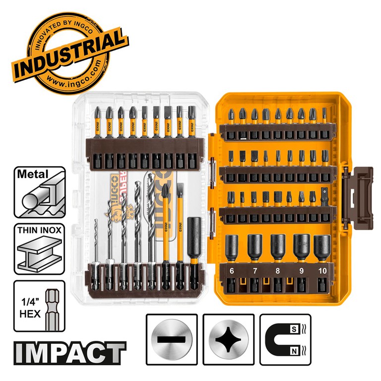 Μύτες Impact 1/4 Hex Σετ 49 τεμ.