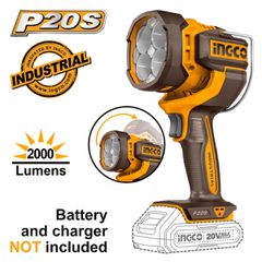 Προβολέας Εργασίας 20V Li-Ion SOLO 800-1400-2000 lumens