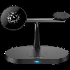 Maxlife MXWC-03 Μαγνητικός Ασύρματος Φορτιστής 15W 3in1 Μαύρος