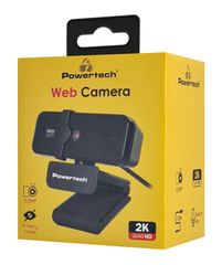Powertech Web Camera Full HD 720p με Autofocus - Μαύρο-thumb-1