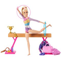 Mattel Barbie Κούκλα Αθλήτρια Ενοργανης Γυμναστικής - HRG52