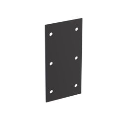 PENNELCOM 50120 MSB Plain Endplate - 1 x 2U - PENN-ELCOM