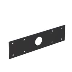 PENNELCOM 50143 MSB Endplate Punched for PG16 Cable Gland 1x4U - PENN-ELCOM