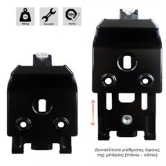 ΚΙΤ ΜΠΑΡΕΣ ΓΙΑ PEUGEOT BOXER 2006+2014+ ΜΕ ΕΠΑΓΓΕΛΜΑΤΙΚΕΣ ΜΠΑΡΕΣ ΑΛΟΥΜΙΝΙΟΥ MENABO (8450/MB X 4 - FIX601FP X 4)