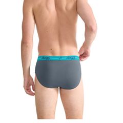 Sloggi Start Midi Ανδρικά Σλιπ Σετ 2 Τεμ Μονόχρωμα Γκρι-Πετρόλ - 10206949-M024