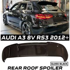 Αεροτομή Οροφής Για Audi A3 8V Sportback 12-20 RS3 Look Μαύρο Γυαλιστερό Από Abs Πλαστικό