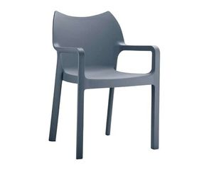 Καρέκλα Diva Dark Grey-thumb-2