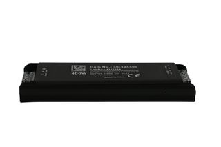 Τροφοδοτικό μίνι αλουμινίου για ταινίες LED 400W 230V/24VDC με προστασία από βραχυκύκλωμα και υπερθέρμανση