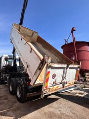 Ανατροπή + Γερανός Mercedes-Benz 2007 Γερανός μάρκας HIAB και ανατροπή 3 σημείων-thumb-14