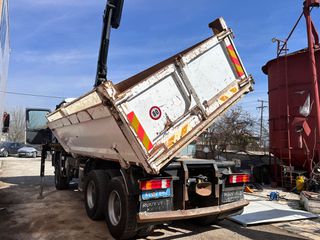Ανατροπή + Γερανός Mercedes-Benz 2007 Γερανός μάρκας HIAB και ανατροπή 3 σημείων-thumb-18