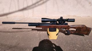 Αεροβολο Weihrauch HW100Τ 5.5 cal με διοπτρα Hawke Sidewinter 8-32x56