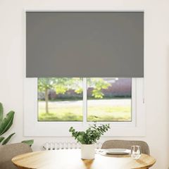 Roller Blind Blackout γκρί 135x130 cm Πλάτος υφάσματος 131,6cm 4011109