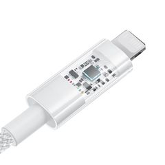 Baseus Gem USB to IP 2.4A fast charging cable 2 m White-thumb-3