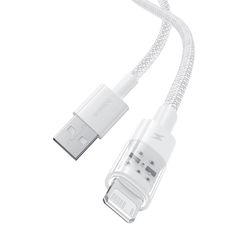 Baseus Gem USB to IP 2.4A fast charging cable 2 m White-thumb-1