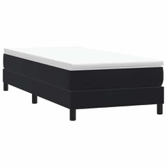 Box Spring Κρεβάτι χωρίς στρώμα Μαύρο 90x210 cm Βελούδινο 3315809