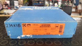 Δισκοπλακες σετ SEAT AROSA 6H1 1997 - 2004 , TDI 1.4 + SDI 1.7  - VW POLO 6N1-2 , LUPO 6X1 1998 - 2005 , 239 x 18 ATE