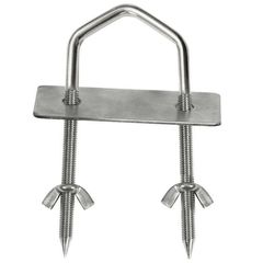 Δίχαλο Σφιγκτήρας Αρνιού INOX 10cm BBQ KING 990347 ( 990347 )