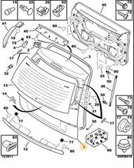 ΠΟΡΤΑ ΠΙΣΩ ΜΠΑΓΚΑΖ CITROEN C4 PICASSO STATION WAGON 2007-2014 8701W5 ΚΑΙΝΟΥΡΙΑ ΓΝΗΣΙΑ ΕΙΔΙΚΗ ΠΡΟΣΦΟΡΑ !!!