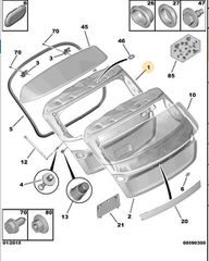 ΠΟΡΤΑ ΠΙΣΩ ΜΠΑΓΚΑΖ CITROEN DS4 3Π. 2011-2021 8701FV ΚΑΙΝΟΥΡΙΑ ΓΝΗΣΙΑ ΕΙΔΙΚΗ ΠΡΟΣΦΟΡΑ !!!