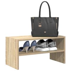 Ράφι παπουτσιών στοιβαζόμενο Sonoma Oak 60x30x30,5 cm 858861