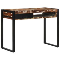 Γραφείο Πολύχρωμο 100x50x75 cm Στερεό ξύλο αναγεννημένο 4015932