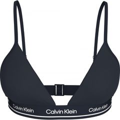 Calvin Klein Γυναικείο Μαγιό Τρίγωνο Με Κούμπωμα Ρυθμιζόμενες Τιράντες & Φαρδύ Λάστιχο Με Logo